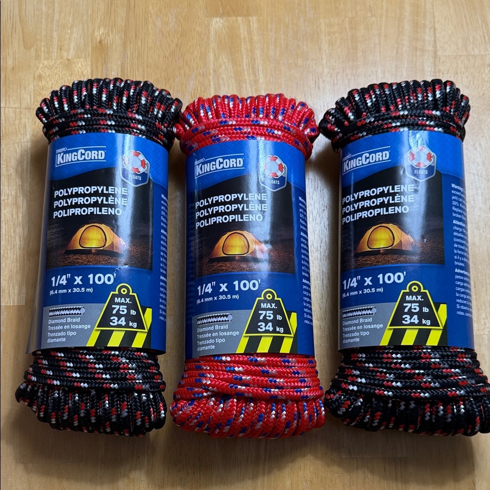 KingCord Polypropylene Rope Set